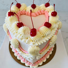 Vintage Heart Cake
