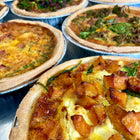 Asparagus Gruyere Green Onion Quiche (GF)