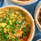 Caramelized Onion Cheddar Quiche (GF)