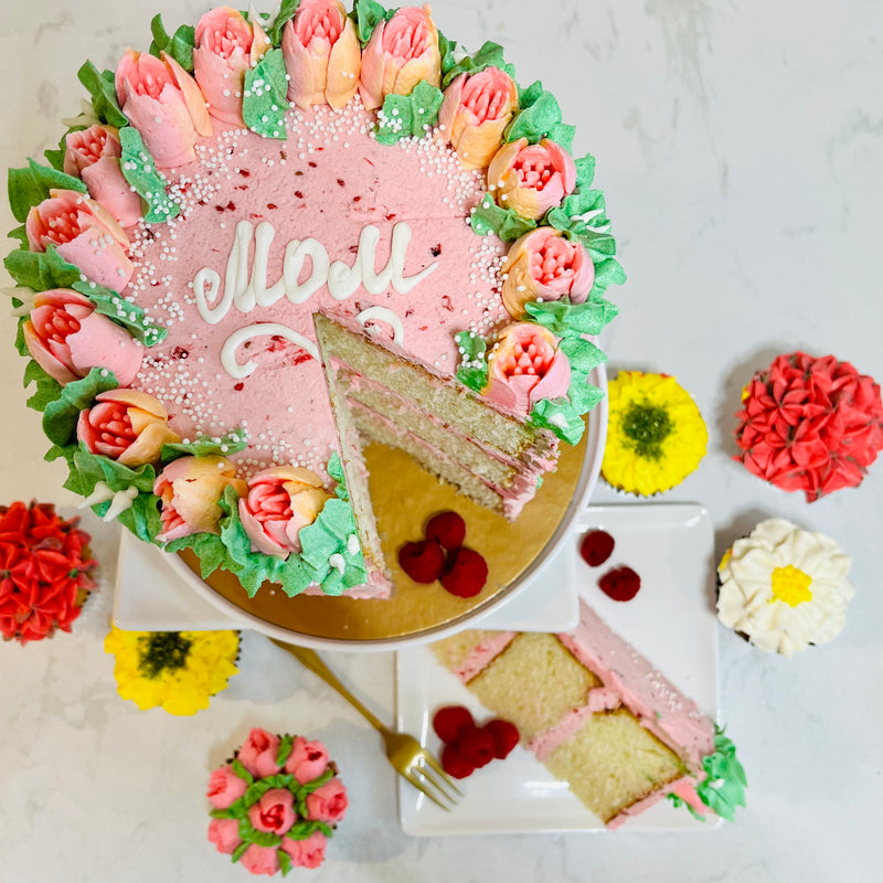 Cake - Raspberry Vanilla for Mother's Day