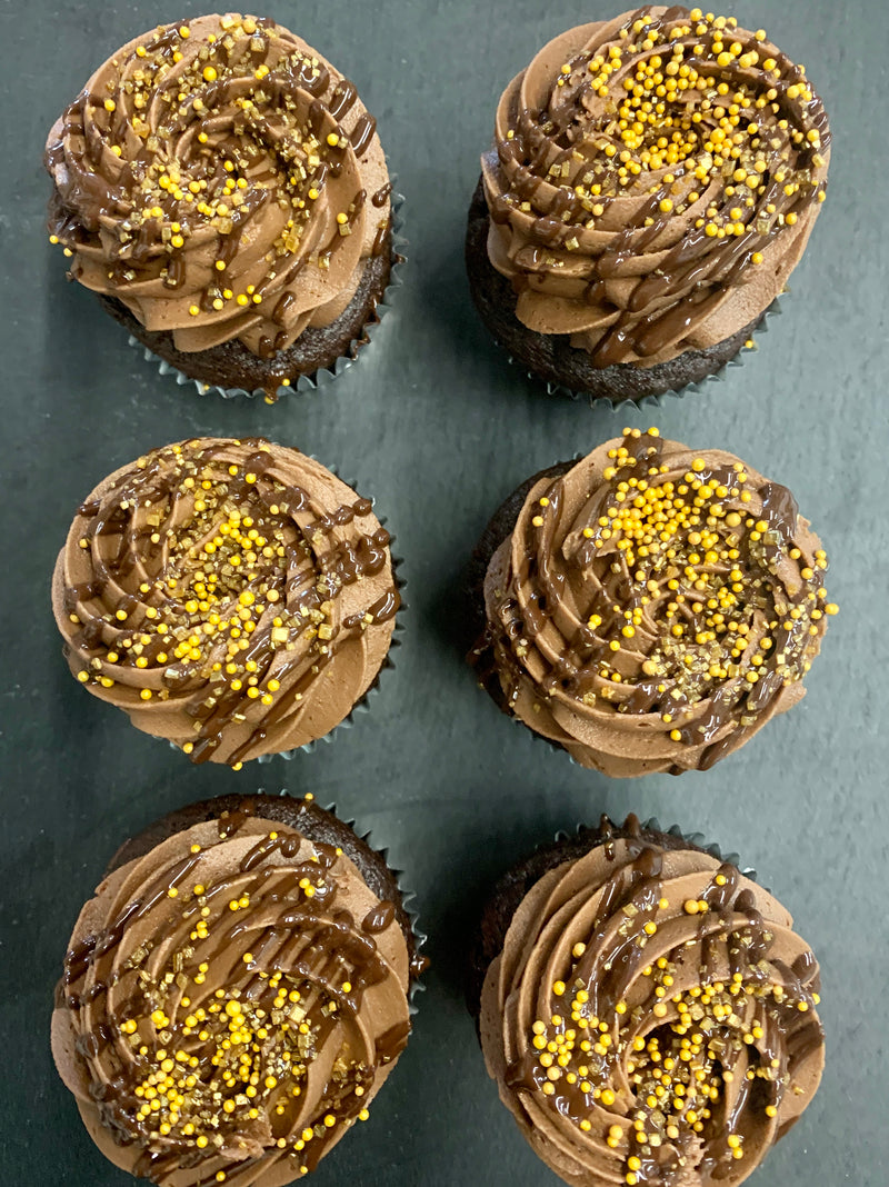 Triple Chocolate Cupcakes - Qty 6