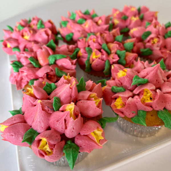 Spring Bouquet Cupcakes