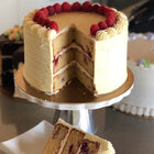 Raspberry White Chocolate Cake